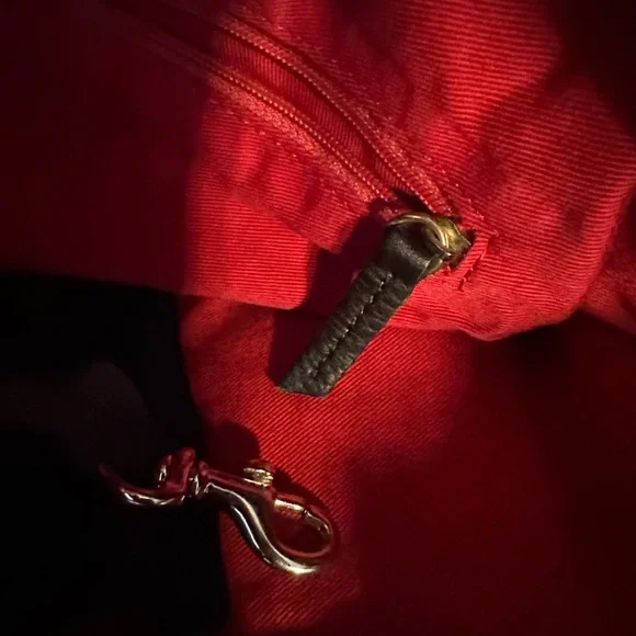 Dooney & Bourke Black Suede Hobo Bag - Picture 10 of 11